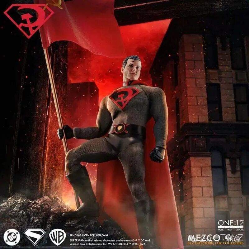 Vorbestellung: Mezco präsentiert DC Comics *Superman: Red Son* Actionfigur im Maßstab 1:12