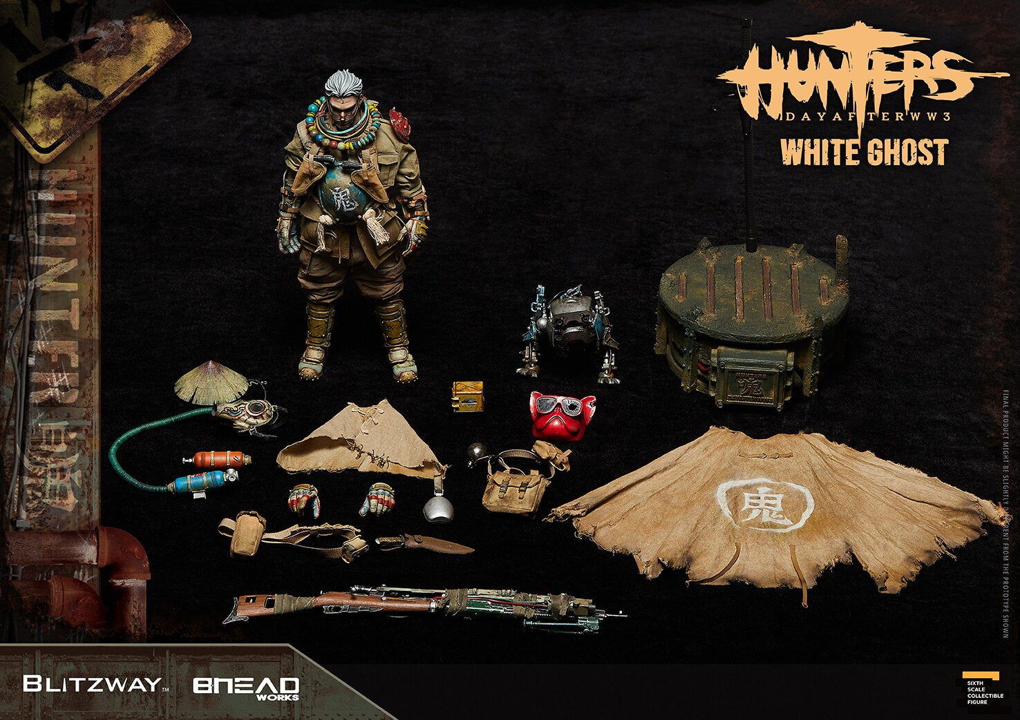 Blitzway 1/6 Hunter x Hunter Post-World War III White Demon Figures  BW-UMS 11801