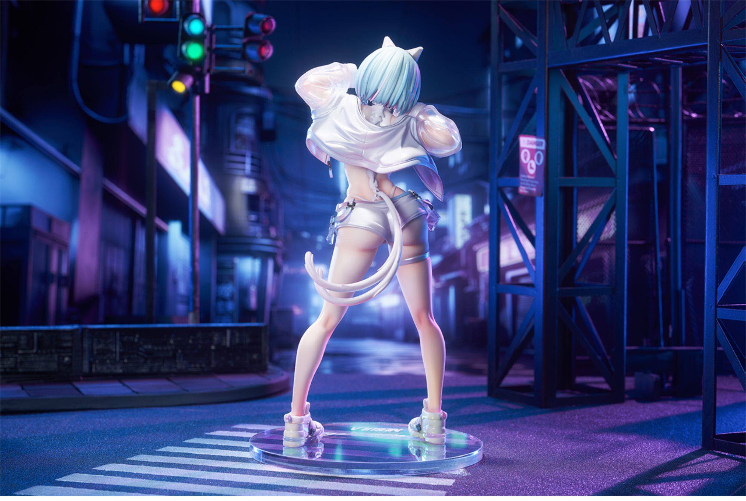 Bibi Buttons T-TRACK Original Artwork Near-Future Nekomatsuri MIU Figure