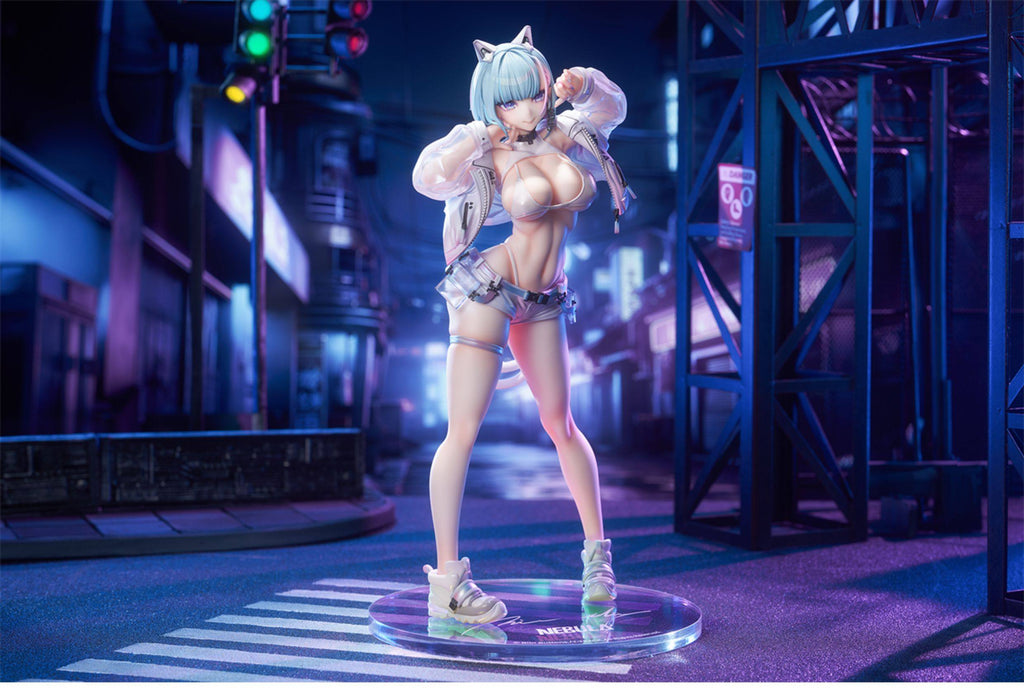 Bibi Buttons T-TRACK Original Artwork Near-Future Nekomatsuri MIU Figure