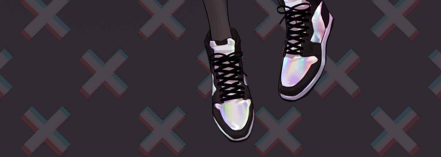 AstrumDesign Sneakers × High-Slit Couture × Face Mask LUNA Figure