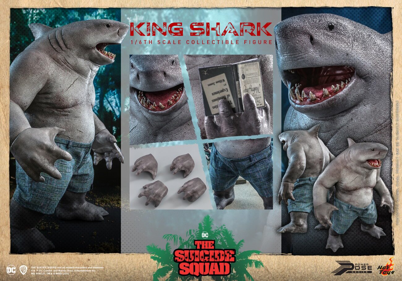 HOTTOYS HT 1/6 Task Force: King Shark Nanawi Halbkünstliche Actionfigur PPS006
