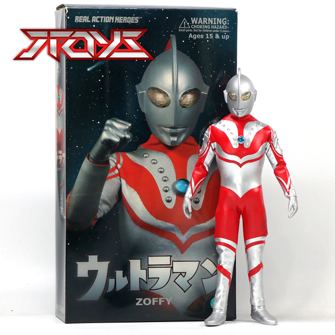 RAH medicom 1/6 Ultraman Zoffie 1.0 Ultraman Actionfigur Lederetui Figur