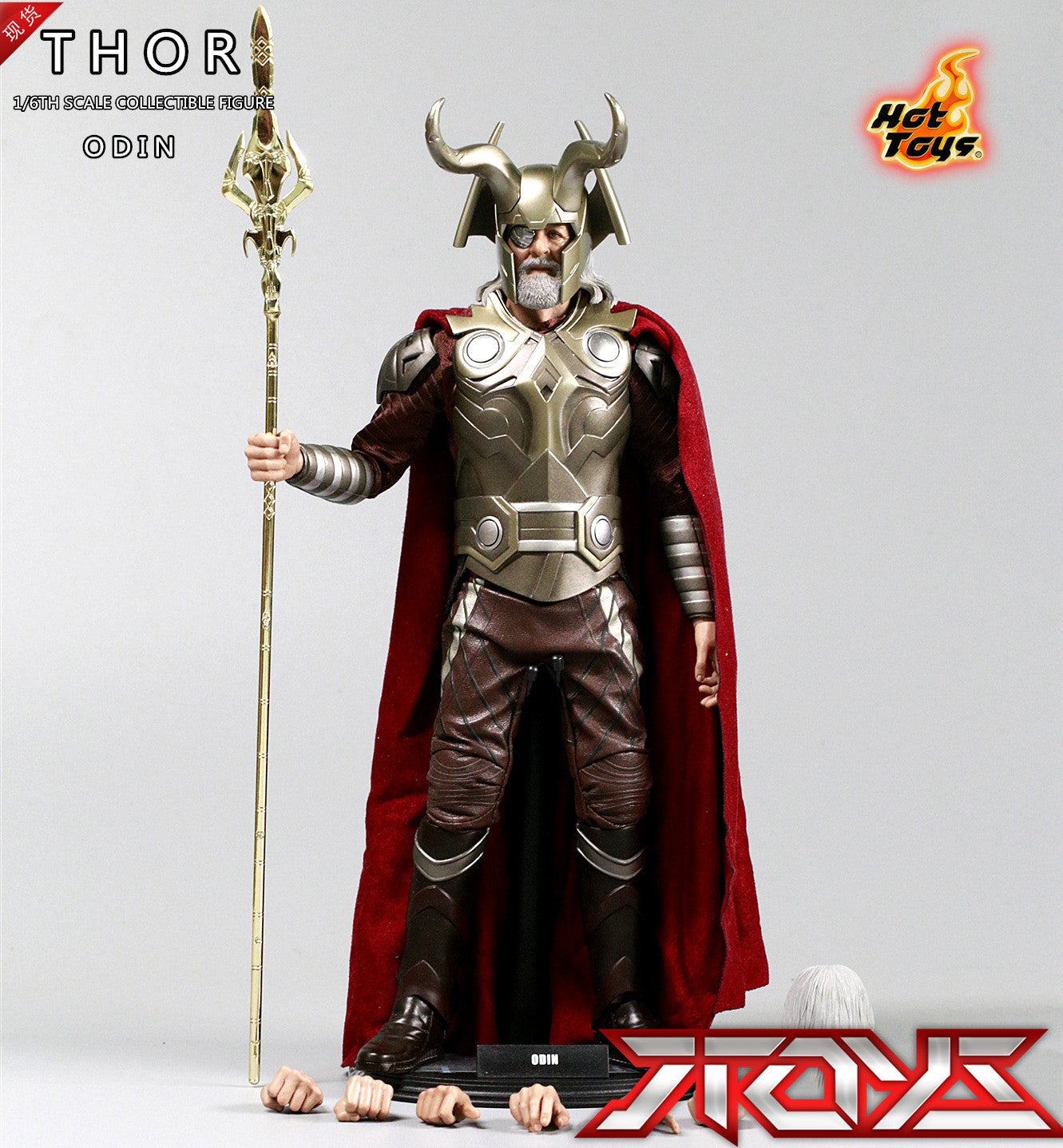 Hottoys HT Thor 1.0 Thor / Vater des Donners Odin Odin Actionfigur