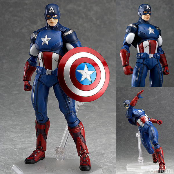 MF figma 226: The Avengers – Captain America (bewegliche Actionfigur)