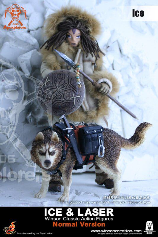 HOTTOYS x HT ICE + Snow Dog LASER Standard Version Actionfigur