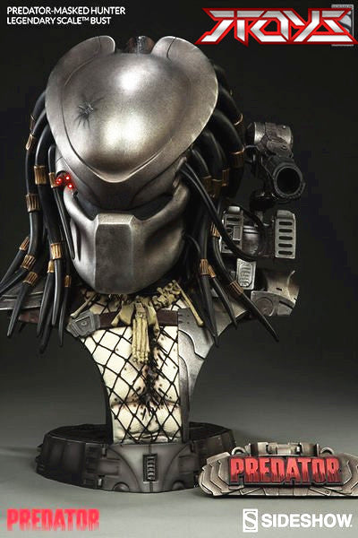 Sideshow 1/2 Original Iron-Blooded P1 Mask Predator Büste Statue Figur