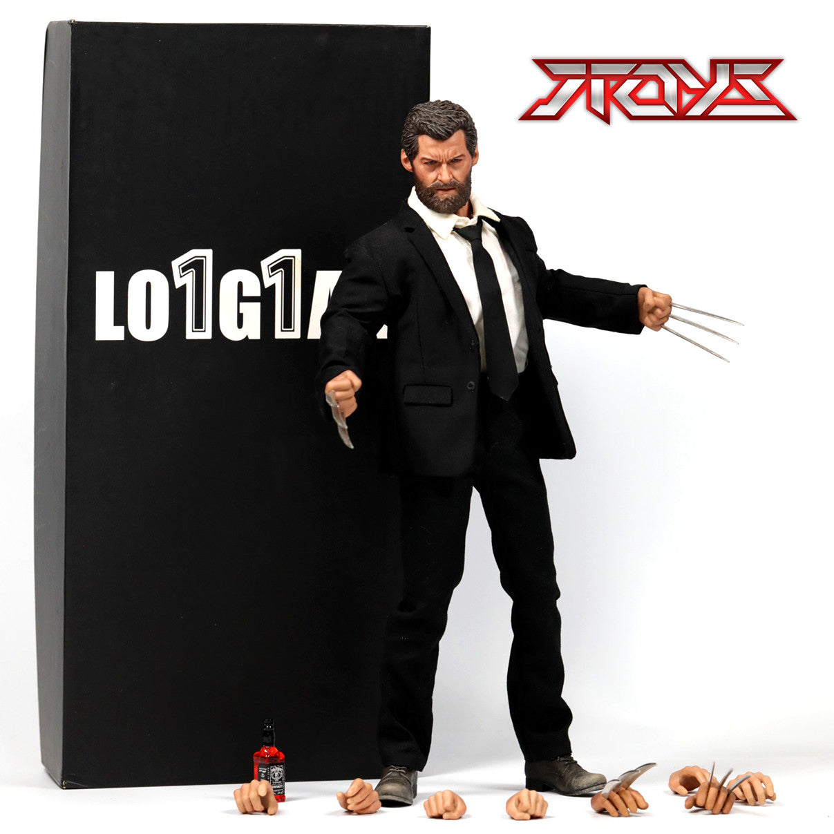 ELEVEN 1/6 Wolverine Onkel Wolf Logan betagte Version Alter Wolf Nicht-HT bewegliche Figur