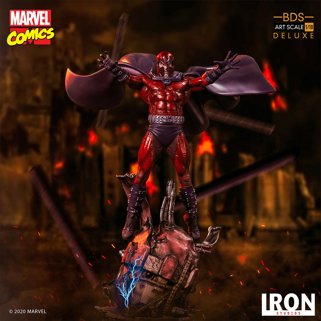 Iron Studios Brazil Factory 1:10 Marvel X-Men Magneto Statue Figur