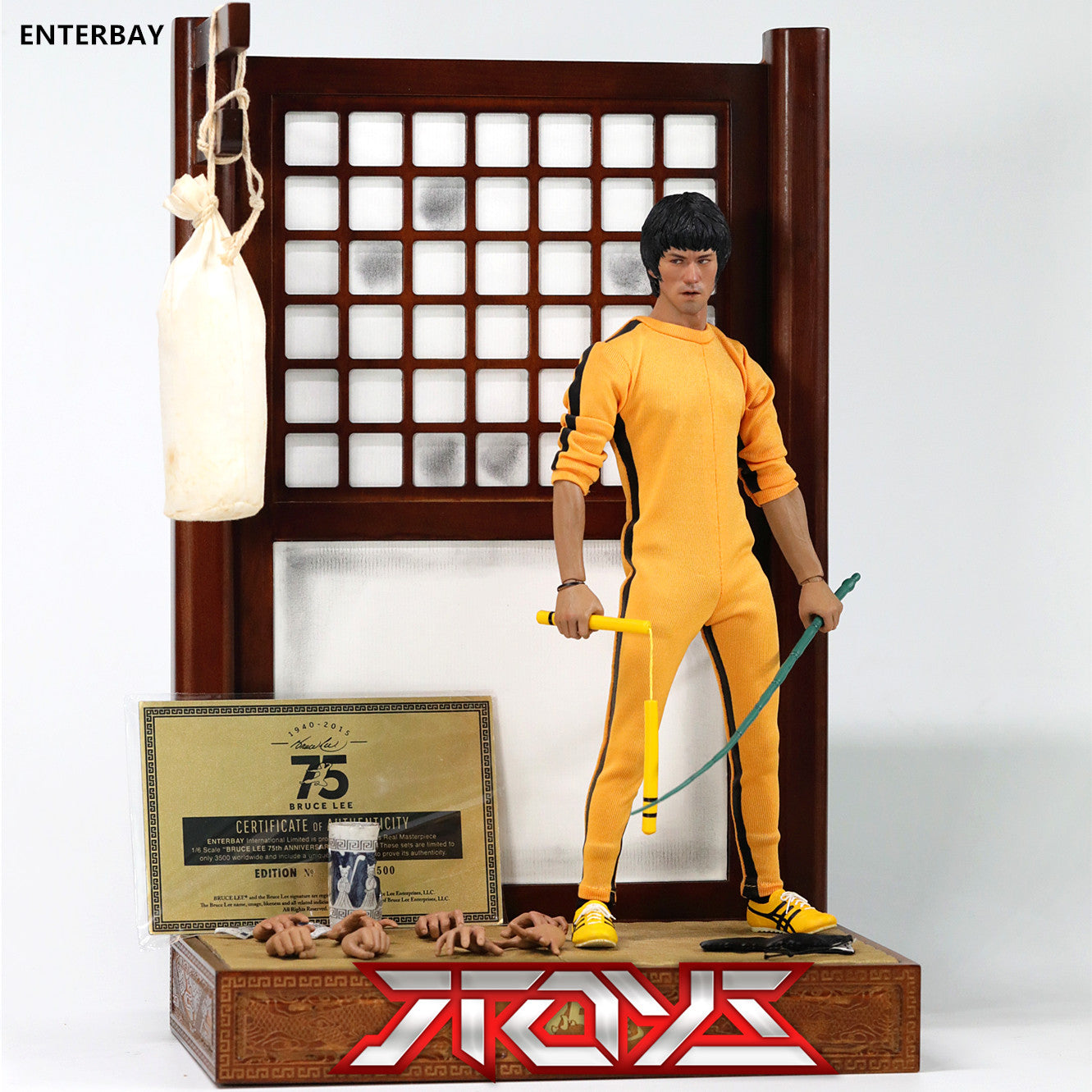 Enterbay 1/6 Bruce Lee Game of Death 75th Anniversary Limited Edition Action Figure