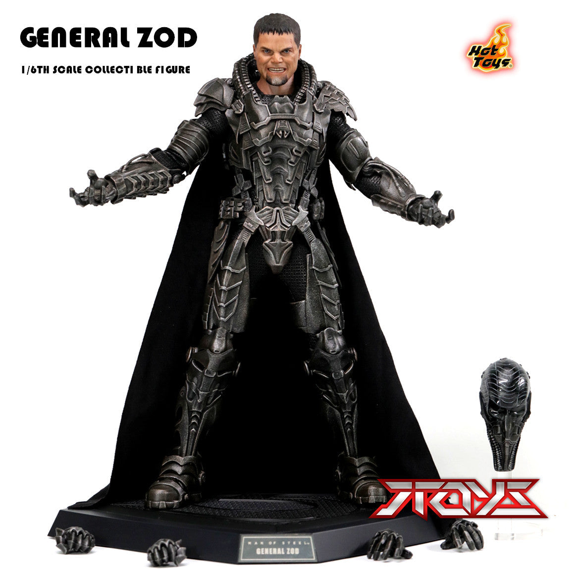 HOTTOYS HT MMS216 1/6 Superman Man of Steel General Zod Schurke Actionfigur