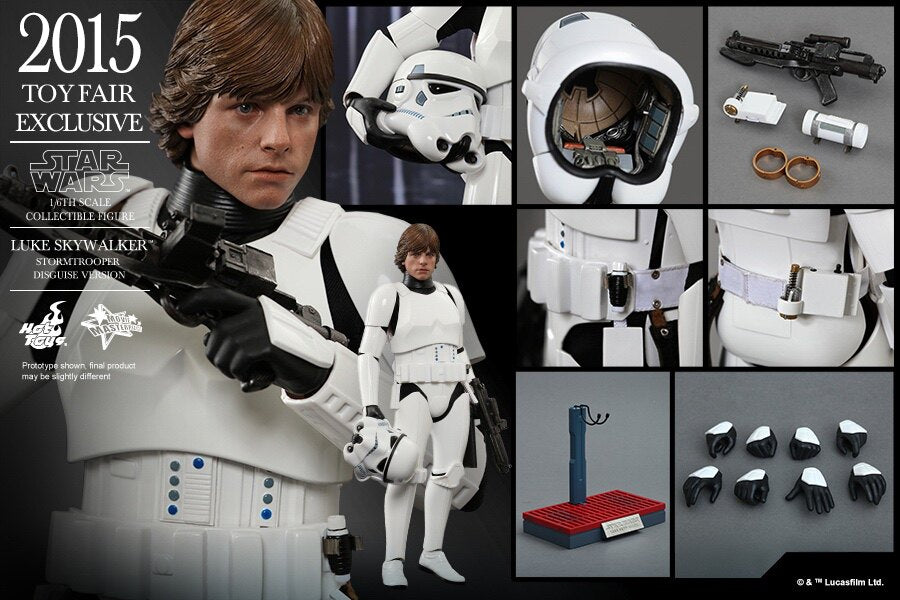 Hottoys 2015 Venue Limited 1/6 Star Wars MMS304 White Soldier Luke Actionfiguren