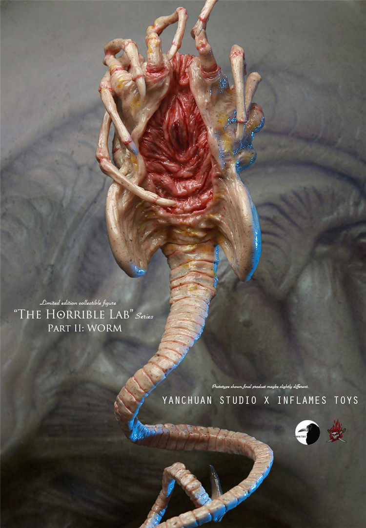 Inflames Toys Volume 2 Alien Facehugger Wurm Spielzeug