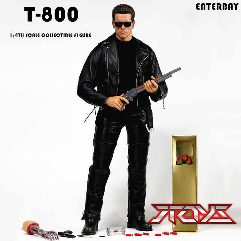 ENTERBAY EB 1/4 HD Terminator Future Soldier T800 Ordinary Arnold Schwarzenegger Actionfigur