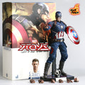 HOTTOYS HT 1/6 Captain America 3 Civil War HT Captain America 5.0 MMS350 Actionfigur