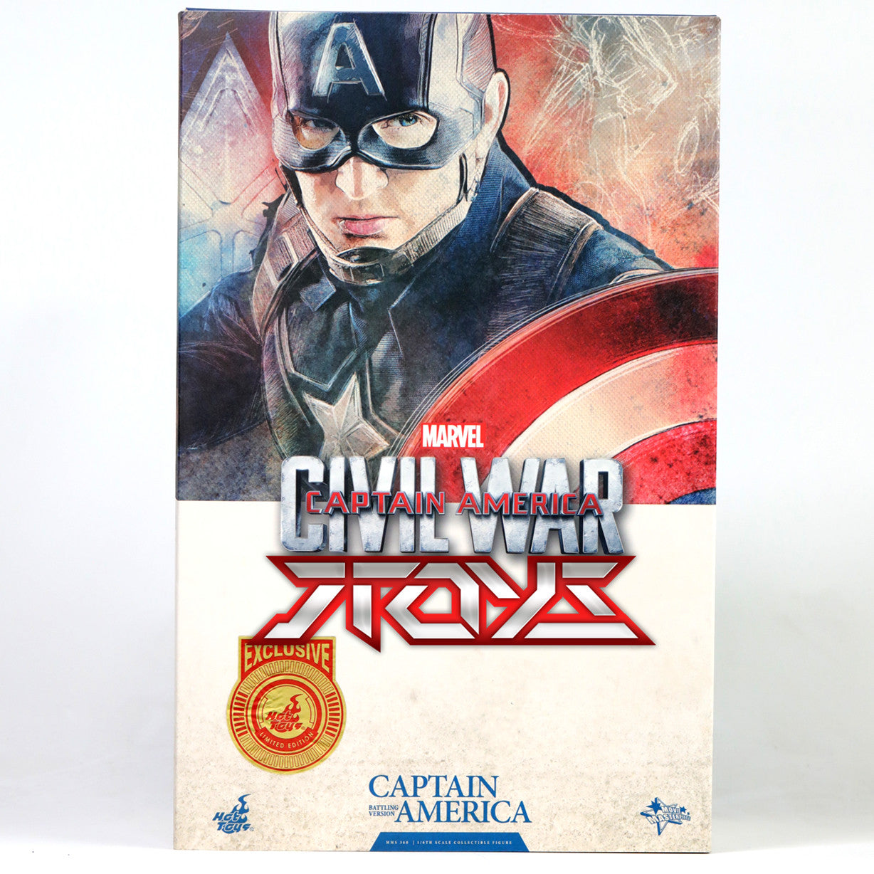 HT Hottoys 1/6 Captain America: Civil War Captain America 5.0 Limited Edition MMS360 Actionfigur