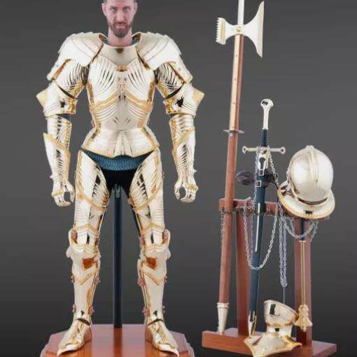 BROWN ART: Gothic Armor – Gotischer Ritter Actionfigur im Maßstab 1:6