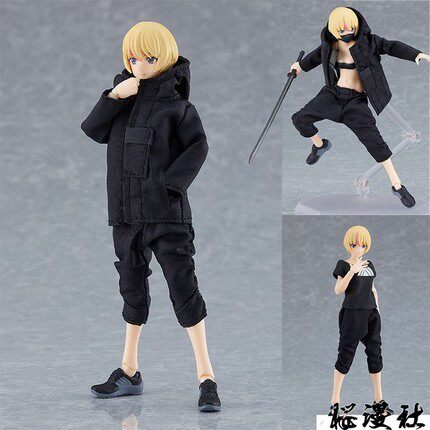 MF figma Styles 524 YUK â€” Female Action Figure with Accessory Set