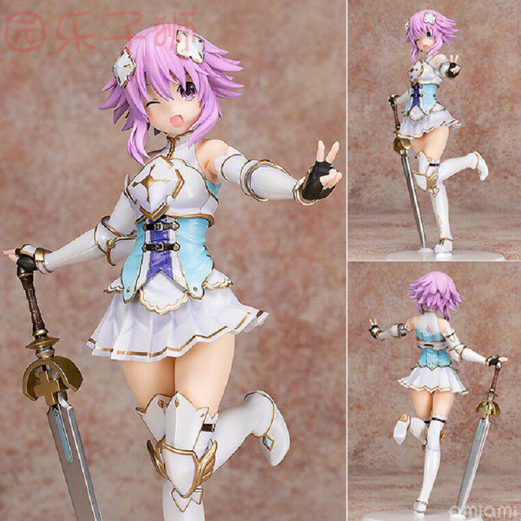Pulchra: Four Goddesses Online – Neptunia (Neptune) als Paladin – Maßstab 1:7 Figur (Japan-Edition)