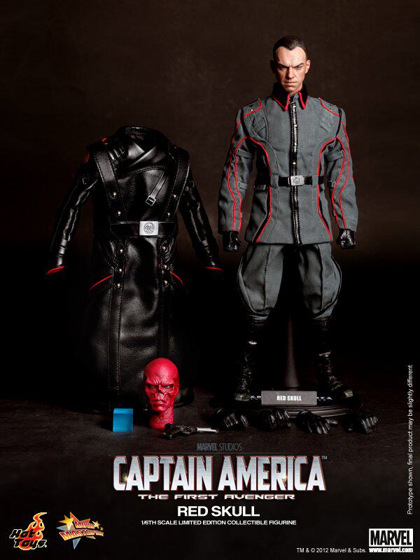 Hot Toys Captain America 1/6 Red Skull Bösewicht Modell Figur