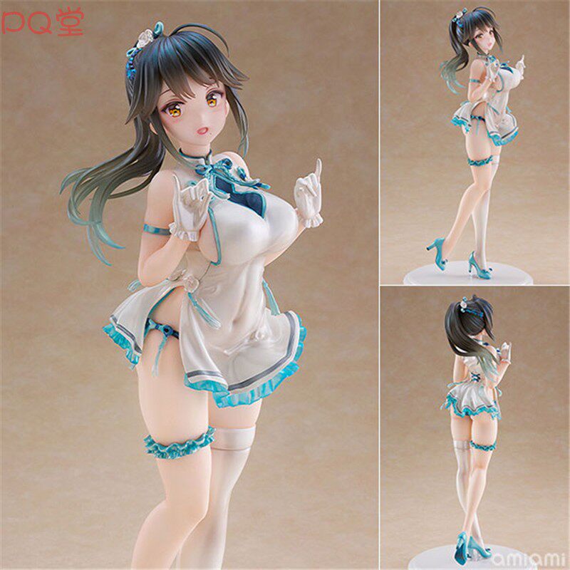 WAVE Dream Tech Ponytail Girl Figur, Cheongsam, Original-Artwork von Anmi, 1/6