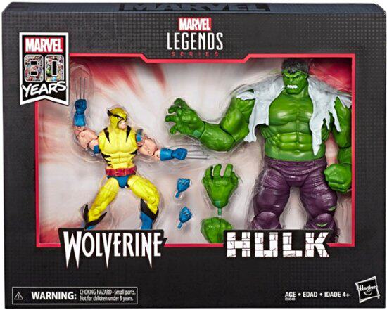 Marvel Legends 80. Jubiläum: Hulk & Wolverine
