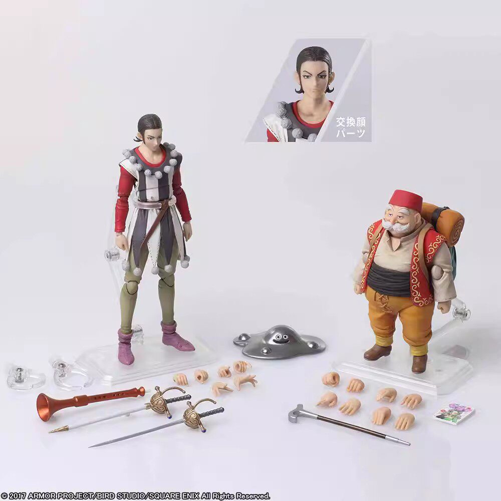 BRING ARTS: Dragon Quest XI — Sylvando & Rab (bewegliche Actionfiguren)