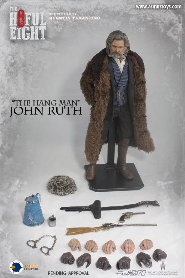 Asmus Toys The Hateful Eight The Hangman John Ruth 1:6 Actionfigur