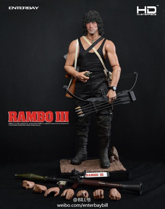 Enterbay EB 1/4 18-inch Rambo RAMBO III Stallone VIP Actionfigur
