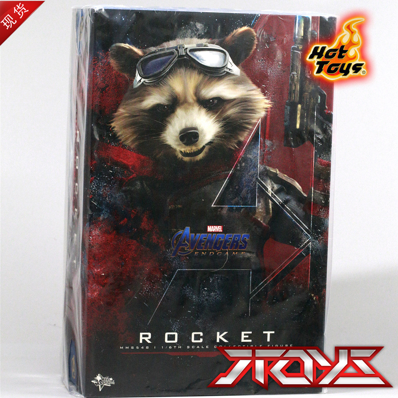 HOTTOYS Rocket Raccoon 3.0 1/6 MMS548 Avengers 4 Endgame Actionfigur