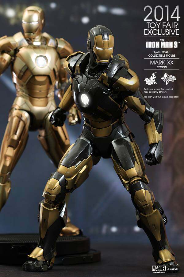 HotToys HT 1/6 2014 Venue Limited Edition Iron Man MK20 MMS248 Python Actionfigur
