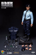 ZCWO 1/6 12-Zoll PTU Mobile Einheit Sen Ge/Li Yongsen Simon Yam Hongkong Polizei Actionfigur