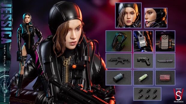 1/6 Soldatin SWTOYS FS054 Resident Evil Apocalypse Jessica Actionfigur