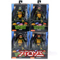 Set von vier NECA Teenage Mutant Ninja Turtles SDCC Venue Limited 1990 Filmversion bewegliche Figuren