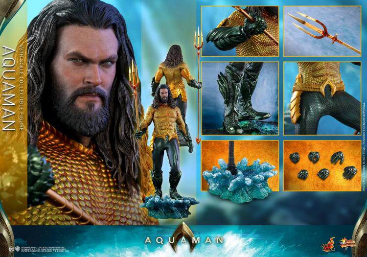 Hottoys Spot 1/6HT Aquaman 2.0 Aquaman Jason Momoa MMS518 Justice League JL bewegliche Figur