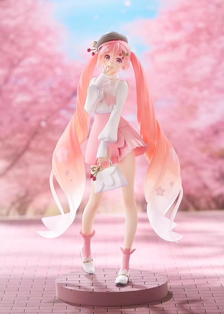 GSC POP UP PARADE Hatsune Miku: Sakura Miku (Outfit zum Blütenbetrachten) Figur – Standard Edition