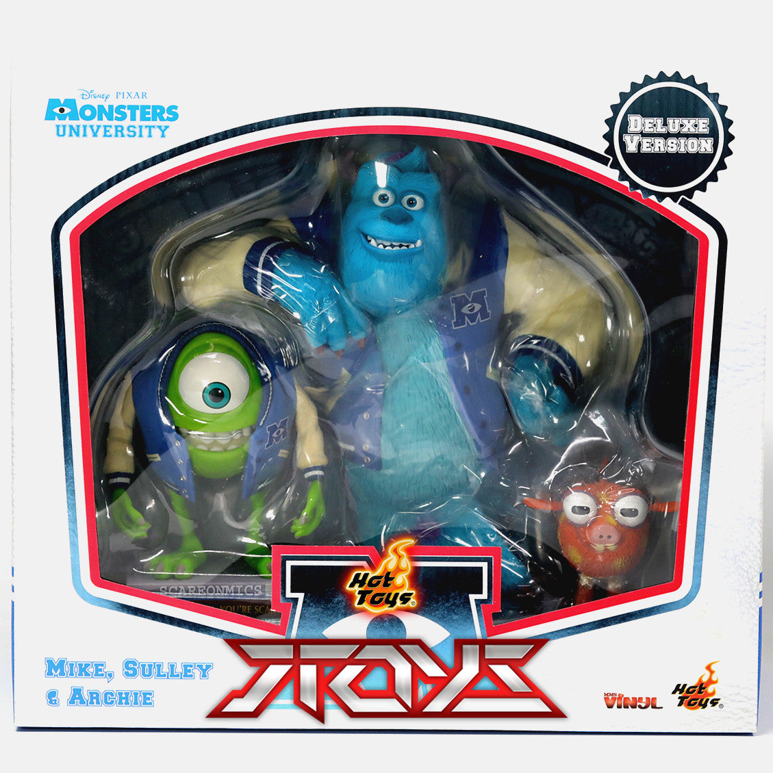 HotToys HT Disney Die Monster Uni 9-Zoll MMSV08 Sulley und Big Eyed Deluxe Edition Actionfigur