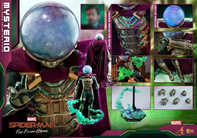 HT MMS556 1/6 Spider-Man 2 Far From Home Mysterio Bösewicht-Actionfigur