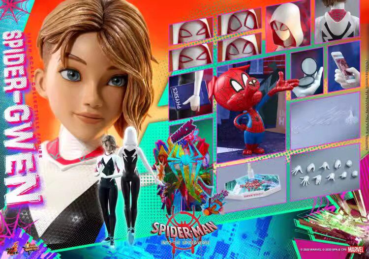 HT MMS576 Spider-Man Parallel Universe Spider-Gwen Modellfigur