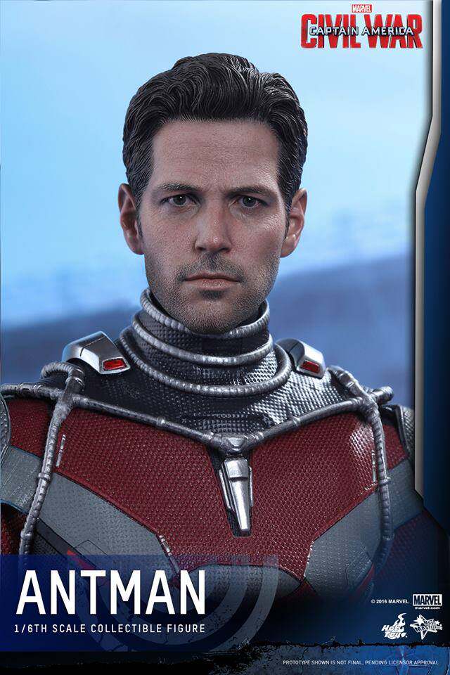HotToys HT Captain America 3 1/6 Civil War Ant-Man 2.0 Ant-Man Marvel Soldier Actionfigur