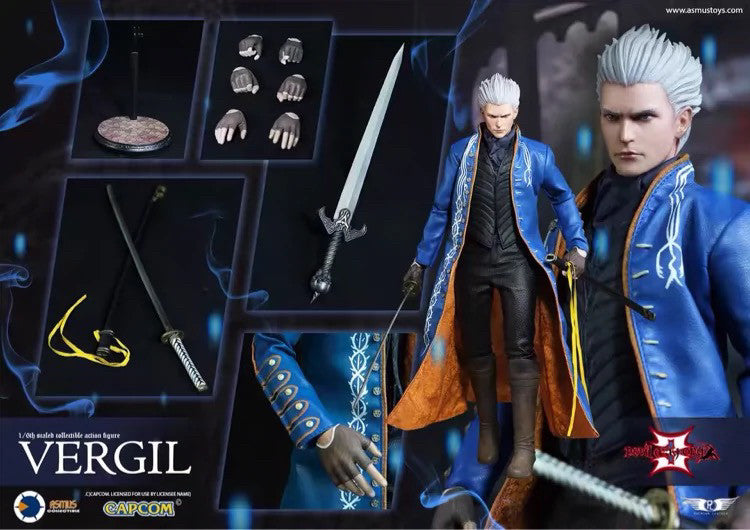 Asmus Toys Devil May Cry Demon Hunter Vergil Vergil Deluxe Edition Actionfigur