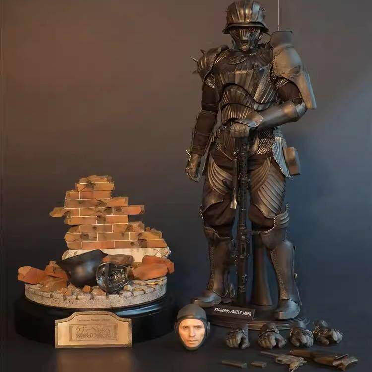 Hottoys AC02 1/6 Takayuki Taketani Steel Hound Mensch Wolf Typ 34 Verbessertes Ausrüstung Actionfigur