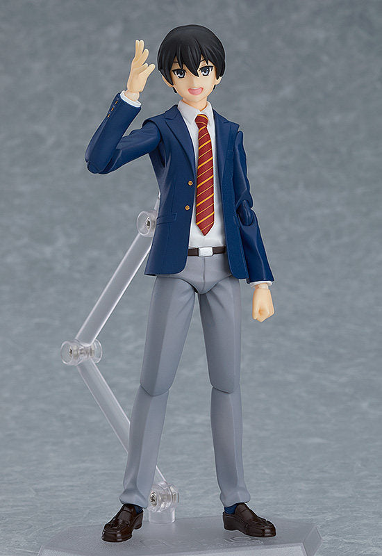 MAXFACTORY figma 447: Ryo (Schuluniform mit Jacke) – Bewegliche Actionfigur