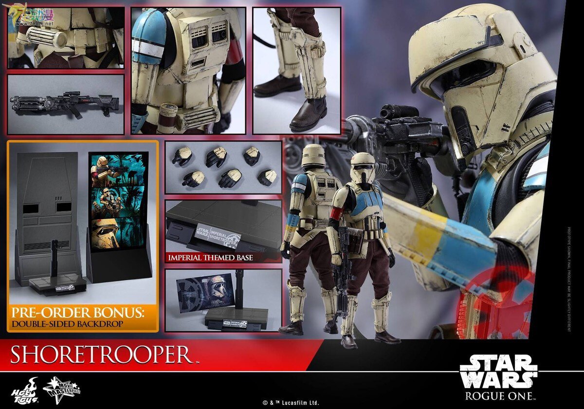 hottoys 1/6 Filmreihe MMS 389 Star Wars Rogue One Imperial Coast Guard Actionfigur