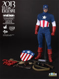 HOTTOYS HT 1/6 MMS205 Captain America Kostüm-Version 2013 Event Exclusive Bewegliche Figur