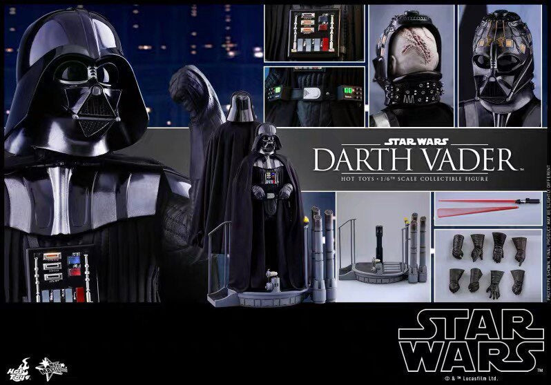 HT 1/6 MMS452 Darth Vader 4.0 Star Wars Modell bewegliche Figur