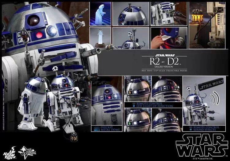 HT MMS511 Star Wars Roboter r2d2 R2-D2 2.0 Deluxe Edition Actionfigur