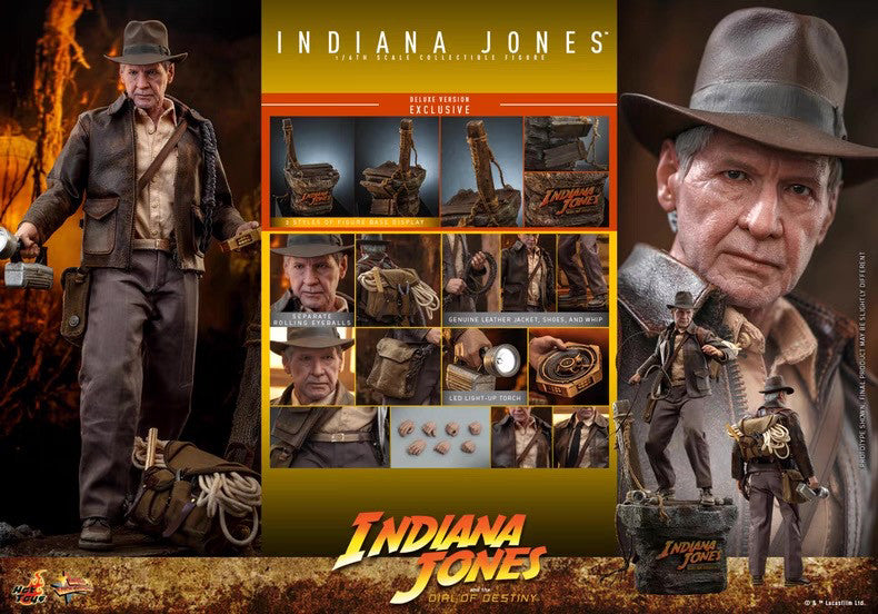 HT 1/6 Jäger des verlorenen Schatzes, Glücksrad, Dr. Jones, Standard MMS716, Deluxe MMS717 Actionfigur