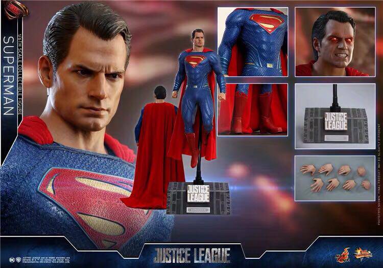 HotToys HT 1:6 DC Movie Justice League Superman (3.0) Cyclops MMS465 Actionfigur