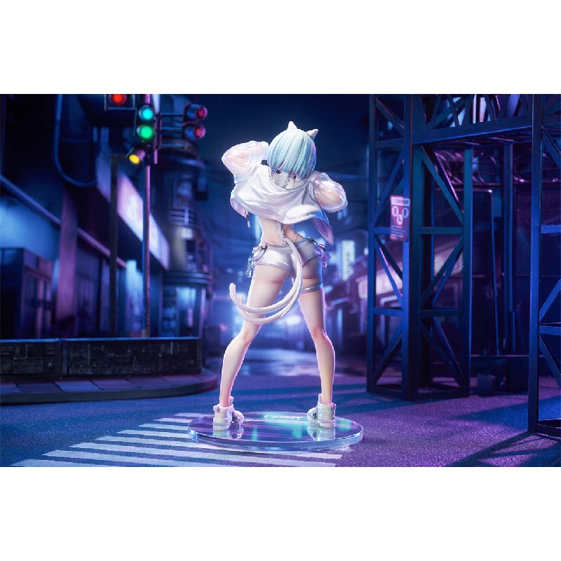 Bibi Buttons T-TRACK Original Artwork Near-Future Nekomatsuri MIU Figure